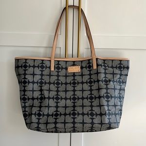 Kate Spade Canvas and Leather Tote
